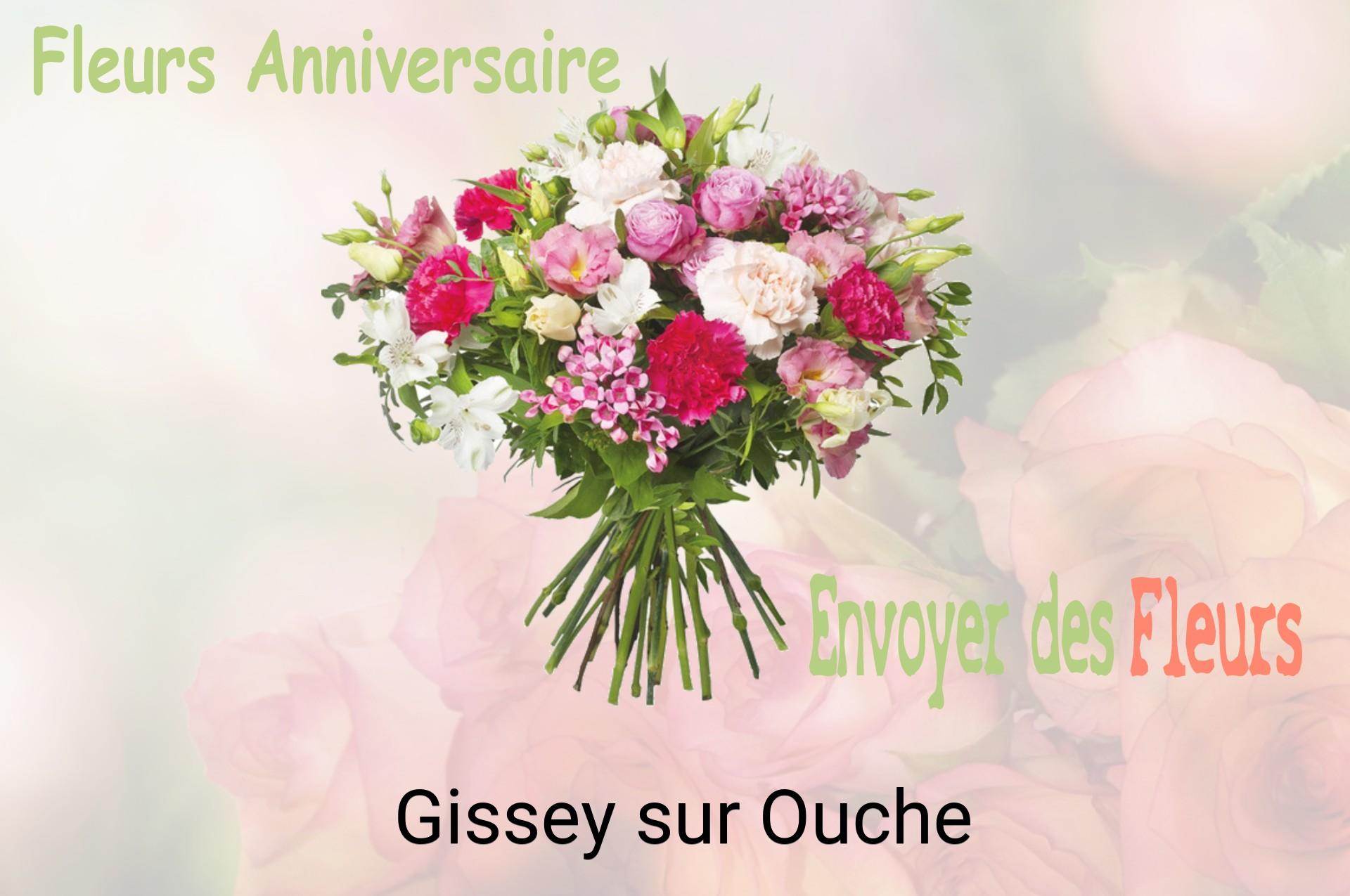 Bouquet de fleurs d’anniversaire livré à Gissey-sur-Ouche